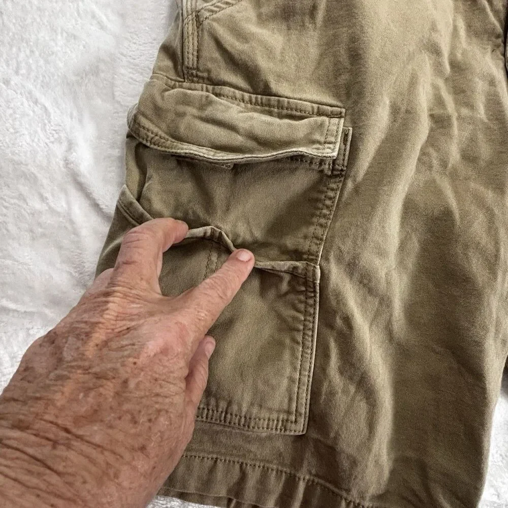 Carhartt Men's Force Relaxed Fit Ripstop Cargo Work Shots Size 32 Tan Bangladesh - Picture 5 of 15